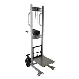 Lift trolley for heavy XP bags