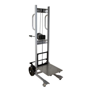 Lift trolley for heavy XP bags