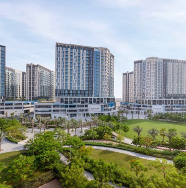 Expo Village in all its glory on a sunny day